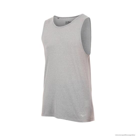 camiseta para correr infinito hombres 4H0PZ217 vestir sombra tranquila (9i9i) Mizuno Sports