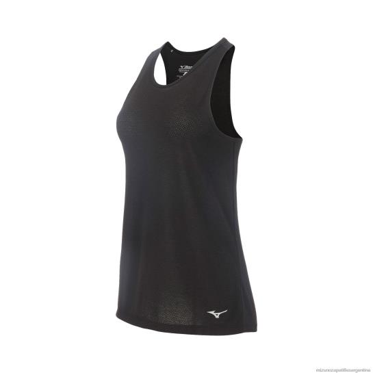 tanque corriendo infinito mujer 4H0PZ224 vestir negro(9090) Mizuno Sports