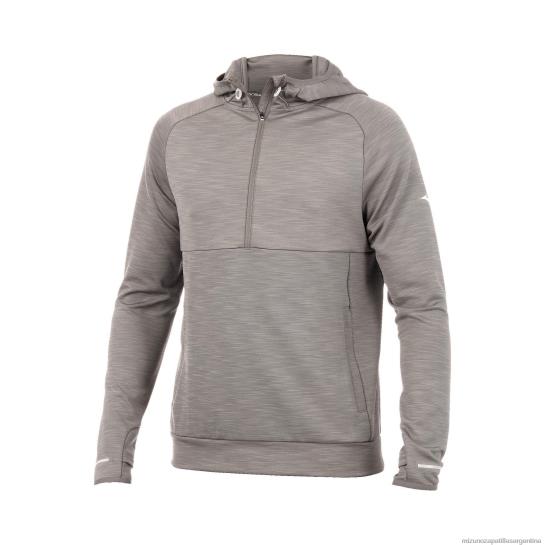 sudadera con capucha para correr infinito hombres 4H0PZ206 vestir sombra tranquila (9i9i) Mizuno Sports