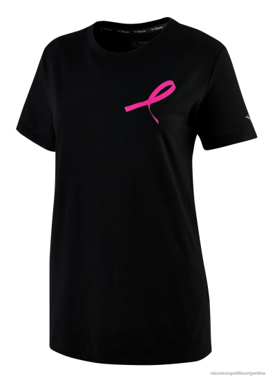 camiseta del proyecto cero mujer 4H0PZ372 vestir negro(9090) Mizuno Sports