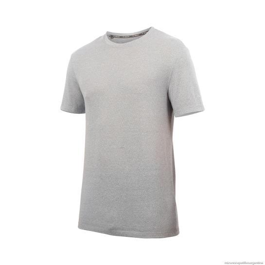 camiseta para correr de manga corta infinita hombres 4H0PZ214 vestir sombra tranquila (9i9i) Mizuno Sports