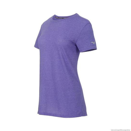 camiseta para correr de manga corta infinita mujer 4H0PZ230 vestir chaquetón(5858) Mizuno Sports