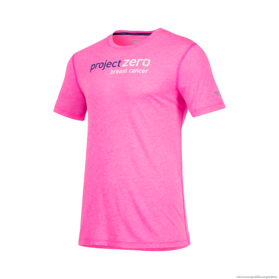 inspirar proyecto cero camiseta hombres 4H0PZ368 vestir rosa impactante (1m1m) Mizuno Sports