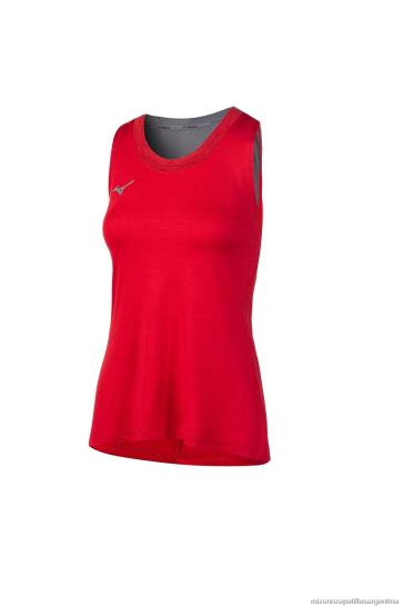 tanque alfa mujer 4H0PZ2096 vestir rojo(1010) Mizuno Sports