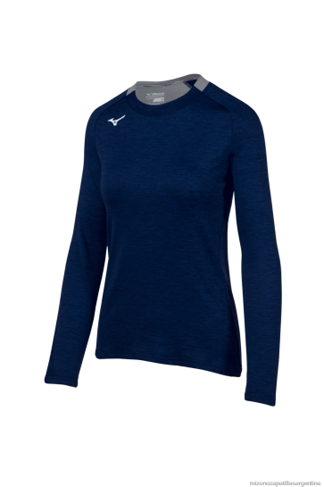 alfa manga larga mujer 4H0PZ2063 vestir azul marino(5151) Mizuno Sports