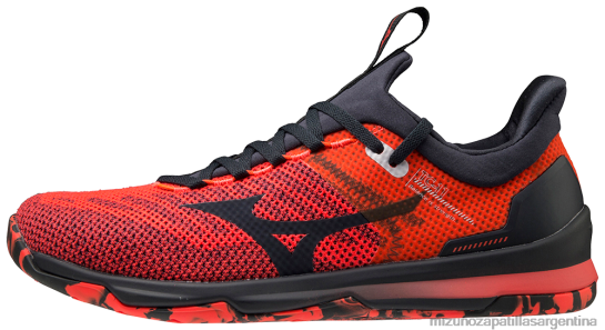 zapato de entrenamiento tc-11 hombres 4H0PZ2686 zapatos rojo-negro(1090) Mizuno Zapatillas