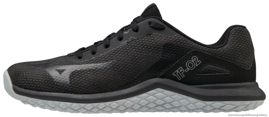 zapato de entrenamiento tf-02 mujer 4H0PZ2702 zapatos negro-gris(9091) Mizuno Zapatillas