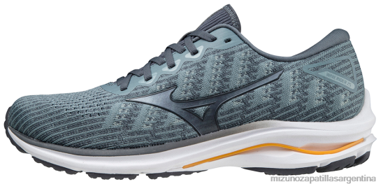 Zapatilla para correr Wave Rider 25 Waveknit. hombres 4H0PZ169 zapatos turbulencia-soldado (trtu) Mizuno Zapatillas