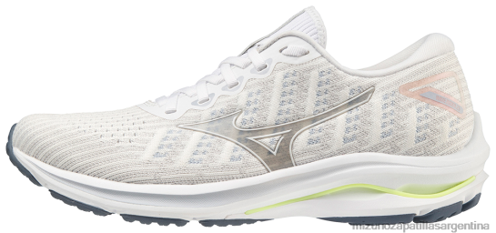 Zapatilla para correr Wave Rider 25 Waveknit. mujer 4H0PZ157 zapatos nimbusnube-blanca(0a00) Mizuno Zapatillas