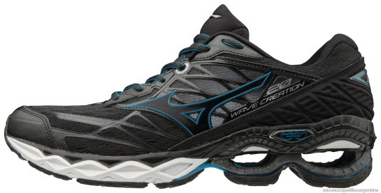 Zapatillas para correr Wave Creation 20. hombres 4H0PZ62 zapatos negro(9090) Mizuno Zapatillas