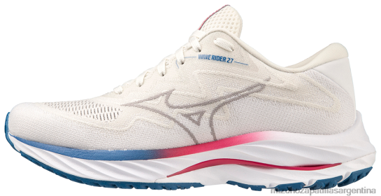 zapatilla para correr waverider 27 ssw mujer 4H0PZ22 zapatos blanco-ultimategris(00ug) Mizuno Zapatillas