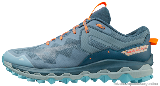 zapatilla trail running wave mujin 9 hombres 4H0PZ2 zapatos provincialazul-babyblue(5b56) Mizuno Zapatillas