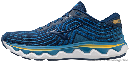 zapatillas para correr wave horizonte 6 hombres 4H0PZ120 zapatos inmuebleazul(5y5y) Mizuno Zapatillas