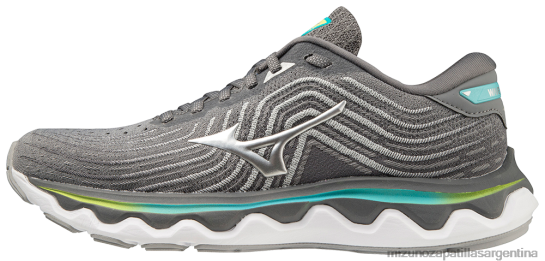 zapatillas para correr wave horizonte 6 mujer 4H0PZ128 zapatos último gris-plata (ug73) Mizuno Zapatillas