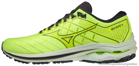 zapatillas para correr wave inspire 18 hombres 4H0PZ140 zapatos neolima-azul brumoso(4m5c) Mizuno Zapatillas