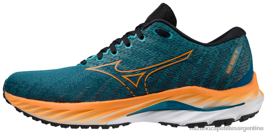 zapatillas para correr wave inspire 19 hombres 4H0PZ44 zapatos pájaro-del-paraíso-azul-tinta(5322) Mizuno Zapatillas