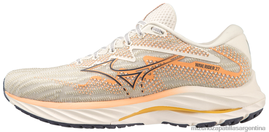 zapatillas para correr waverider 27 mujer 4H0PZ19 zapatos blancanieves-nochesombraazul(0dns) Mizuno Zapatillas