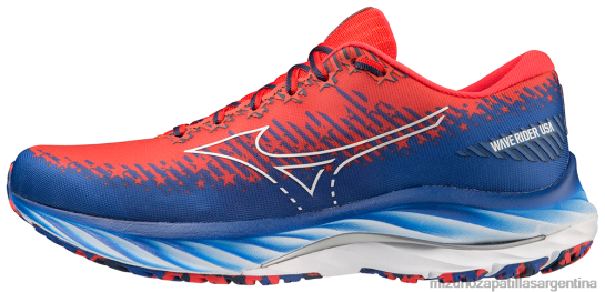 zapato para correr waverider hombres 4H0PZ31 zapatos blanco agridulce(1y00) Mizuno Zapatillas