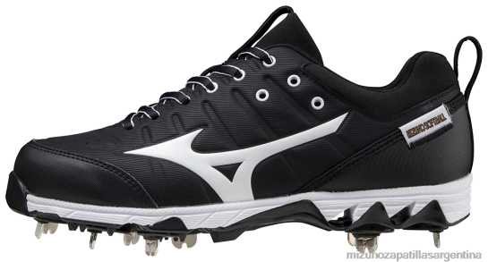 Taco de softbol de metal bajo Swift 7 de 9 puntas mujer 4H0PZ2158 zapatos blanco-negro(9000) Mizuno Zapatillas