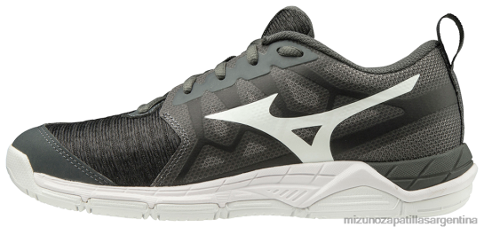 zapato de voleibol wave supersonic 2 mujer 4H0PZ2206 zapatos negro-carbón(9092) Mizuno Zapatillas